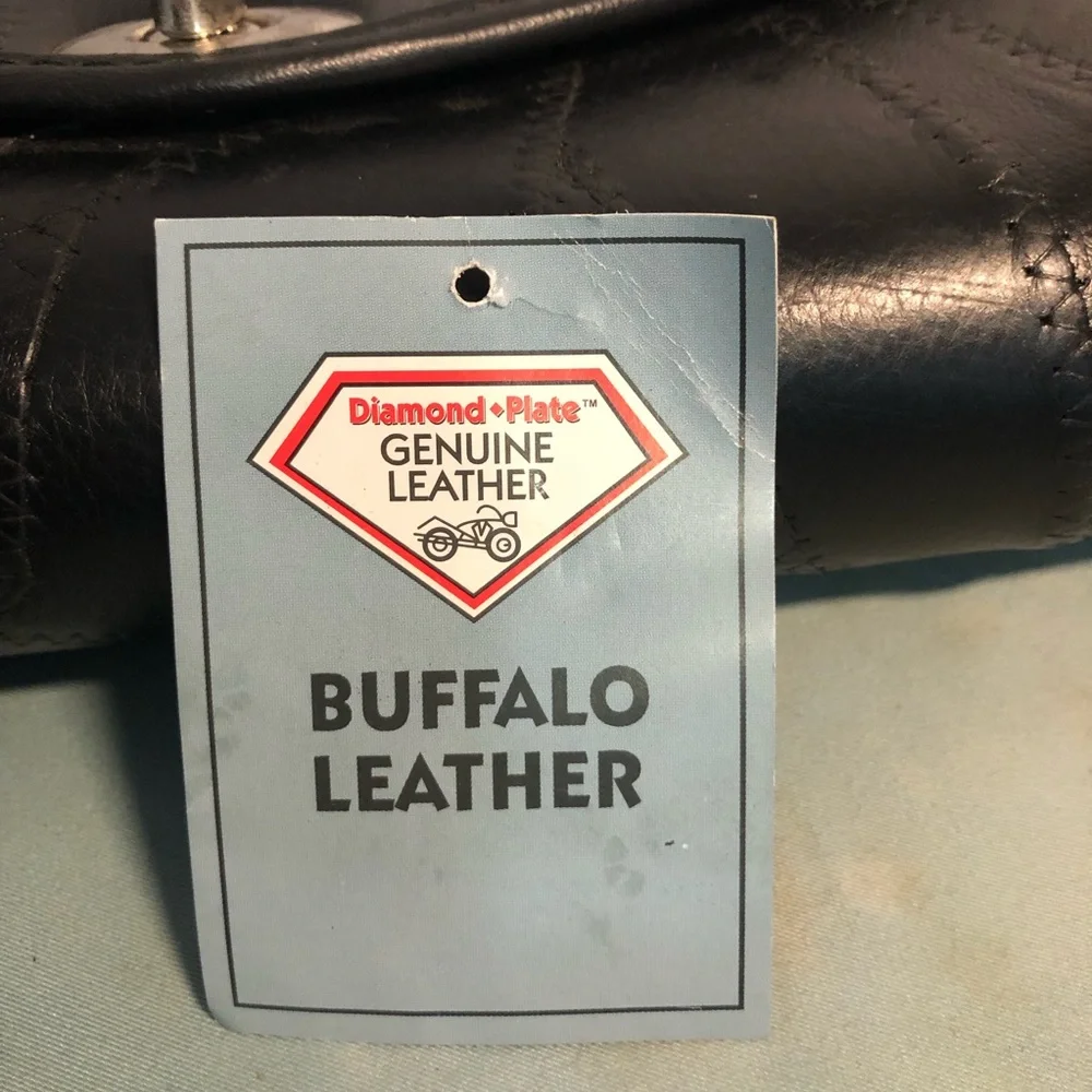 4pc Genuine Buffalo Leather Motorcycle Luggage Set